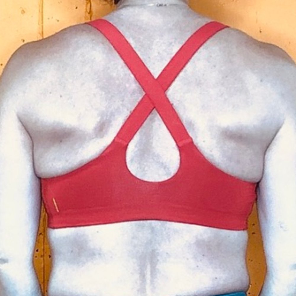 Lucy red sports bra